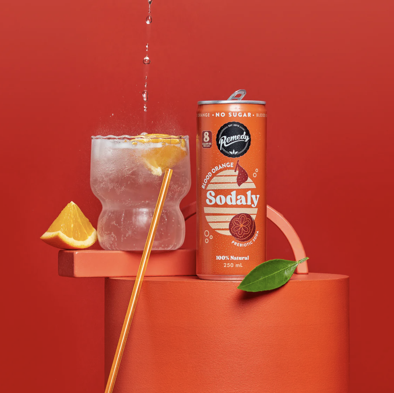 Remedy Sodaly Blood Orange (4x250ml)